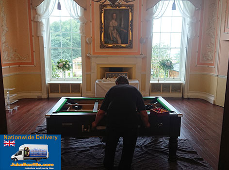 pool-table-install-hire-rowton-castle-wedding-shropshire